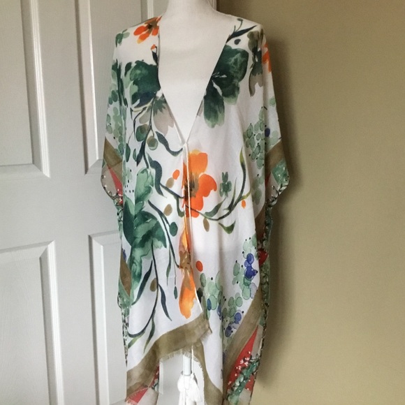 Floral Print Kimono - Picture 5 of 7